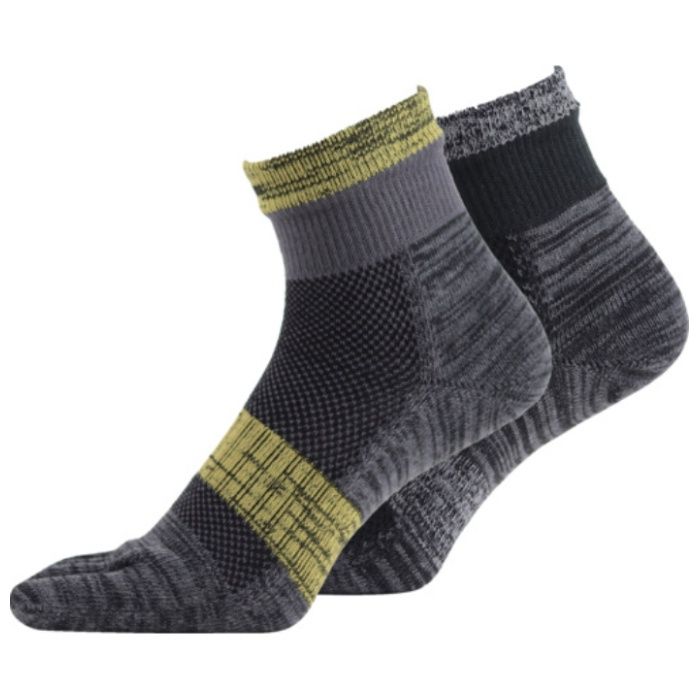 ユタカメイク　靴下　ASHITOMO　WORKING　SOCKS　疲れ対策(5本指・ショート)　アソート　2足組　25ー27cm