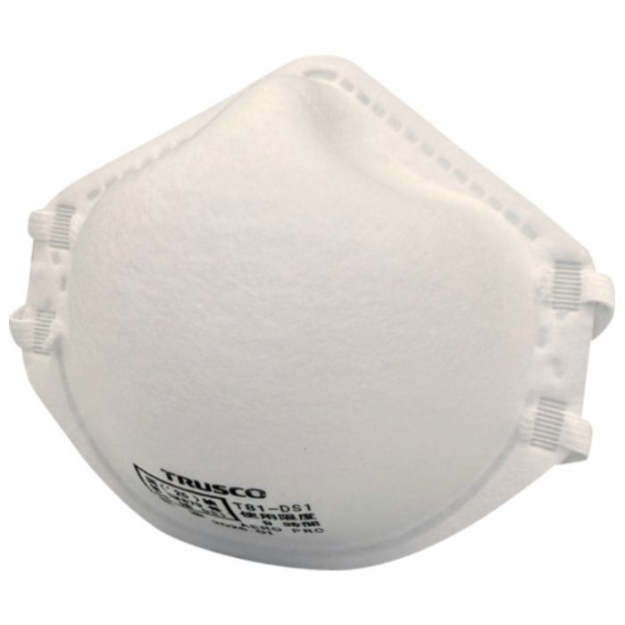 TRUSCO　使い捨て式防じんマスク　DS1(20枚入)