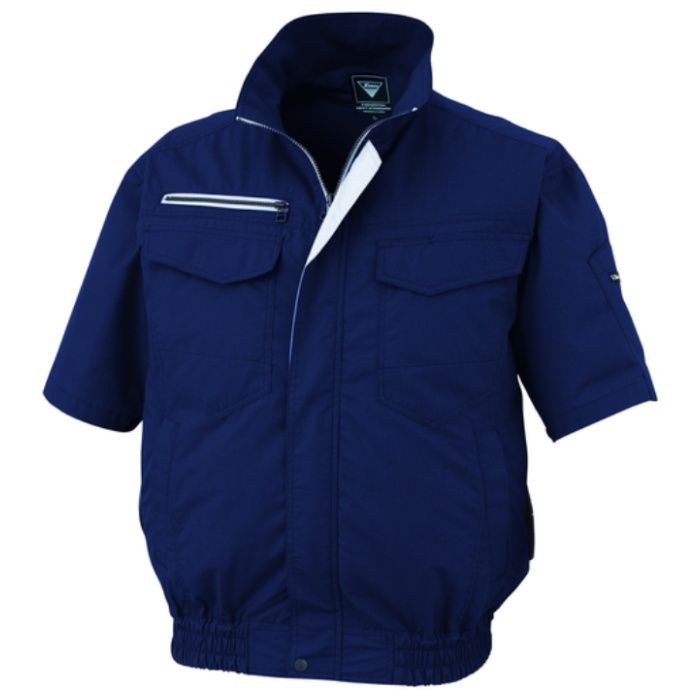 XEBEC　空調服半袖ブルゾンXE98032-19-LL　ディープネイビー