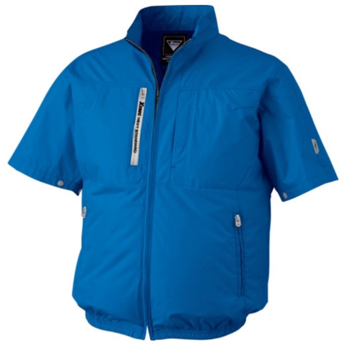 XEBEC　空調服半袖ブルゾンXE98034-40-3L　ブルー