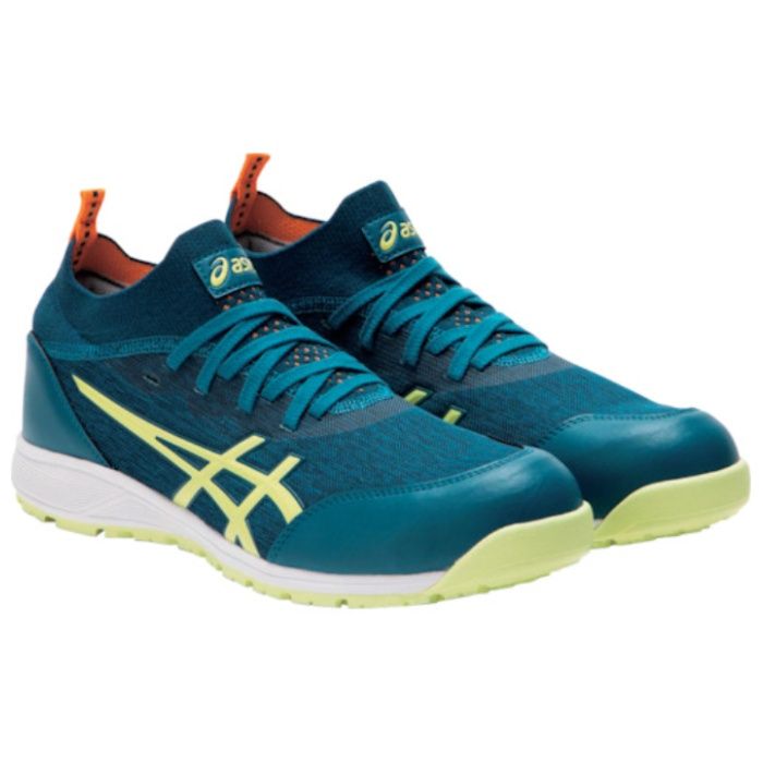 ASICS　ウィンジョブ　CP213　TS　ディープシーティール×グローイエロー　26.5cm