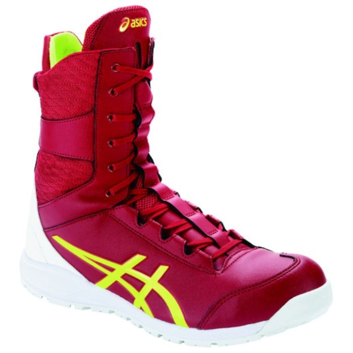ASICS　ウィンジョブCP403　TS　クラシックレッド×セーフティイエロー　27.0cm