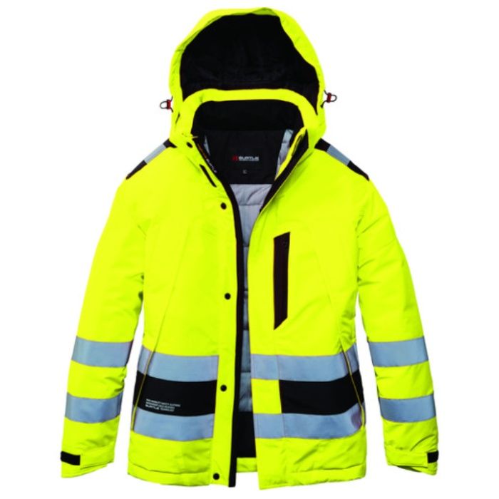 BURTLE　【11月末入荷予定】　ハイビズ防水防寒ジャケット　7630-94-M　ハイビズイエロー