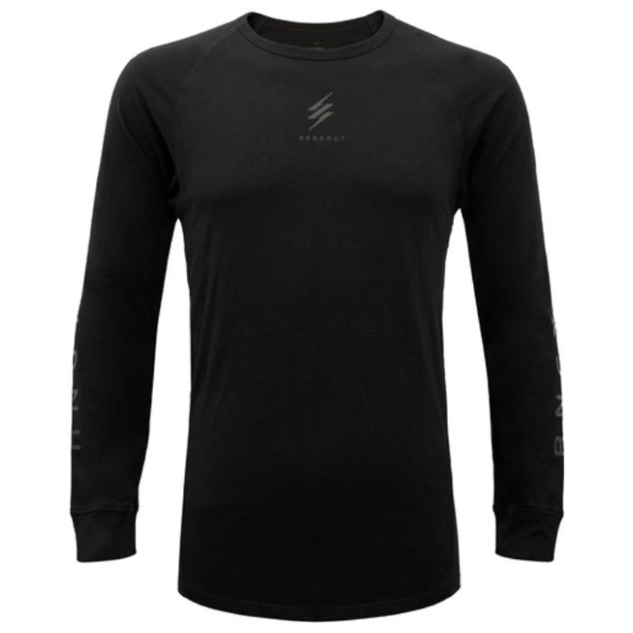 リベルタ　レナジー　リカバリーウエア　長袖クルーネック　BLK　M