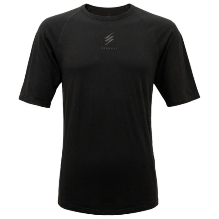 リベルタ　レナジー　リカバリーウエア　半袖クルーネック　BLK　2XL