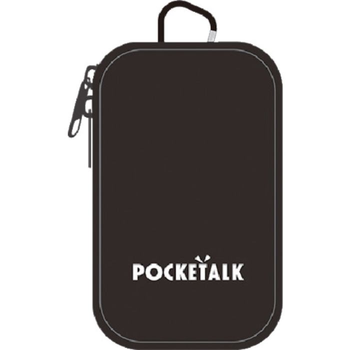 ソースネクスト POCKETALK (ポケトーク) S Plus 専用ポーチ(ブラック) PTSP-PBK(Tcode:4484549)