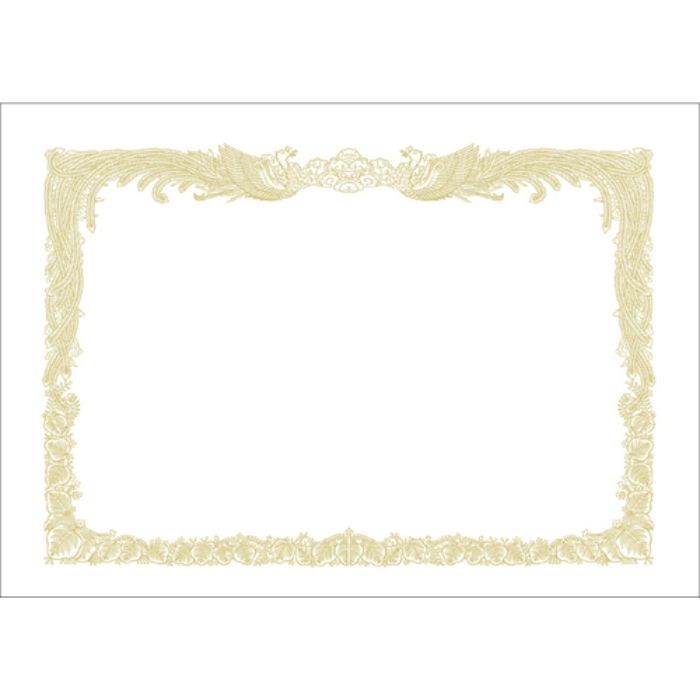 ササガワ OA賞状用紙 白 B5判縦書用(Tcode:5245629)