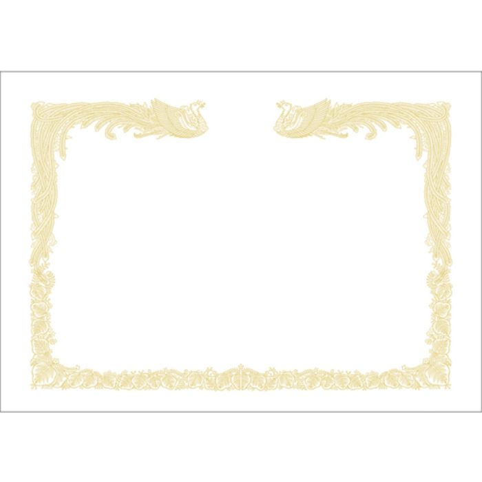 ササガワ OA賞状用紙 雲なし A3判縦書用(Tcode:5247206)