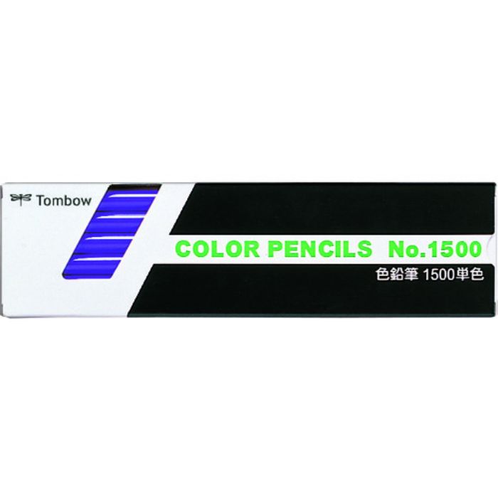 Tombow 色鉛筆 1500 単色 紫 12本入り(Tcode:8559896)
