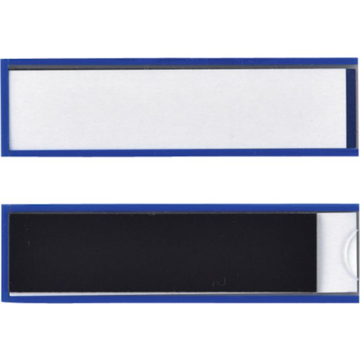緑十字 カードケース(裏マグネット付) 青 MP-3BL 25×90mm 10枚組 硬質タイプ(Tcode:1071009)