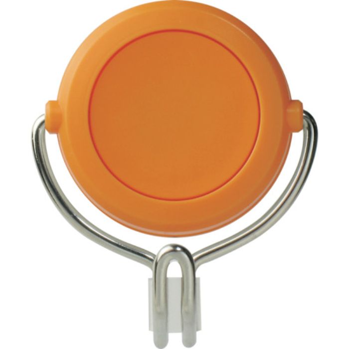 緑十字 強力マグネットフック(可動式フックタイプ) 橙 MG-743YR 48×58mm 耐荷重3kg(Tcode:1072502)