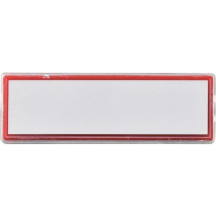緑十字 マグネット付きカードケース 赤 MGK-80R 25×80×8mm 台紙付 エンビ(Tcode:1076268)