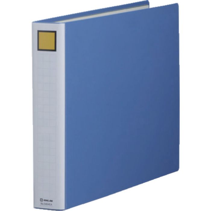 KING JIM キングファイル スーパードッチイージー A3ヨコ型 青 とじ厚40 mm 400枚