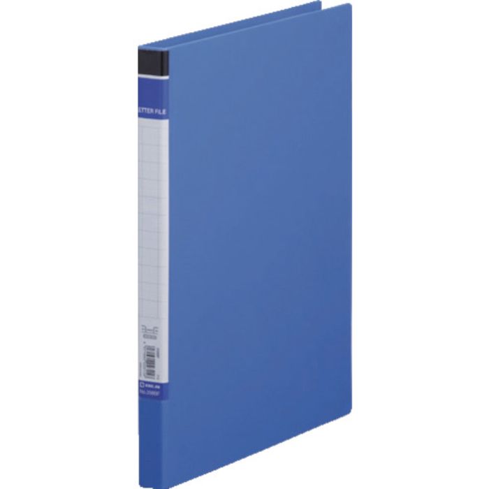 KING JIM レタ-ファイルBF A4タテ型 青 とじ厚10mm 100枚