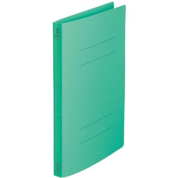 KING JIM フラットファイルクイックイン A4タテ型 緑 とじ厚15mm 150枚