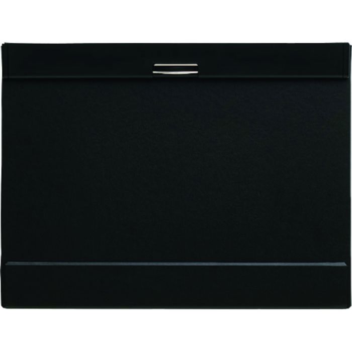 KING JIM クリツプボ-ド マグフラツプ A4 黒 長辺とじ 収納約30枚 背面・底面フラップ付き