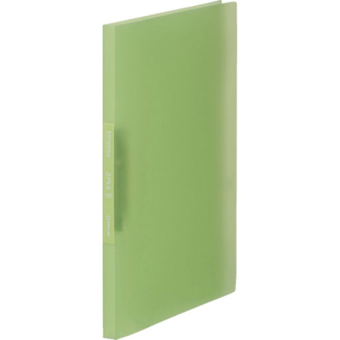 KING JIM シンプリ-ズZファイル(透明) 黄緑 A4タテ型 12mm 120枚