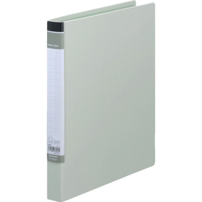 KING JIM リングファイルBF グレ-