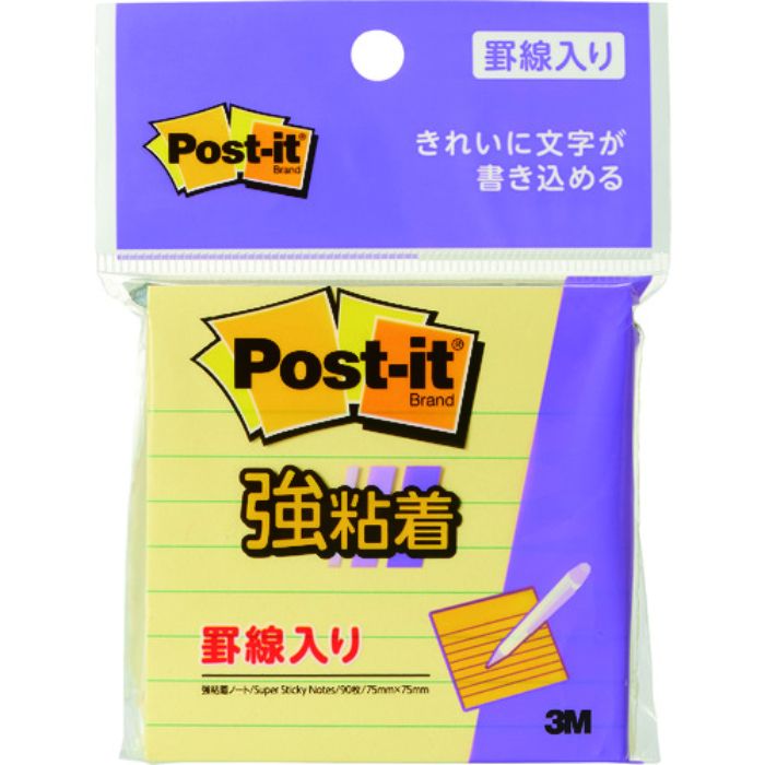 3M ポスト・イット 強粘着ラインノート 630SS-RPY(Tcode:1492139)