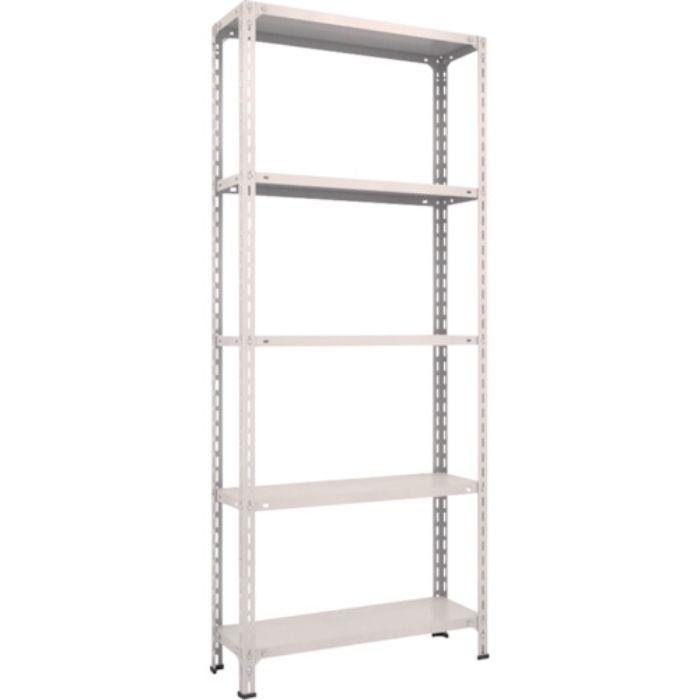 TRUSCO スチールラック 軽量棚開放型 W875XD300XH2100 5段 ネオグレー(Tcode:5038901)