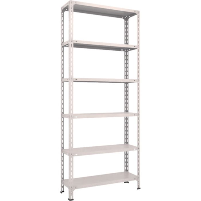 TRUSCO スチールラック 軽量棚開放型 W875XD300XH2100 6段 ネオグレー(Tcode:5025028)