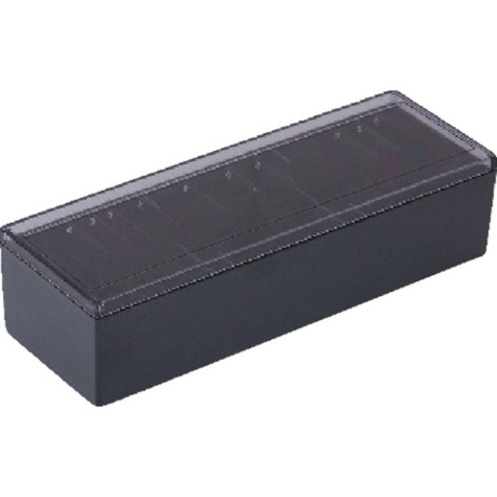 KING JIM 名刺整理箱 黒 1000枚 フタつき(Tcode:1349106)