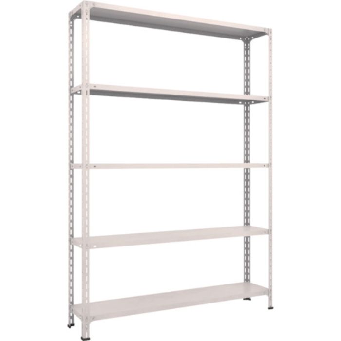 TRUSCO スチールラック 軽量棚開放型 W1500XD300XH2100 5段 ネオグレー(Tcode:5038952)