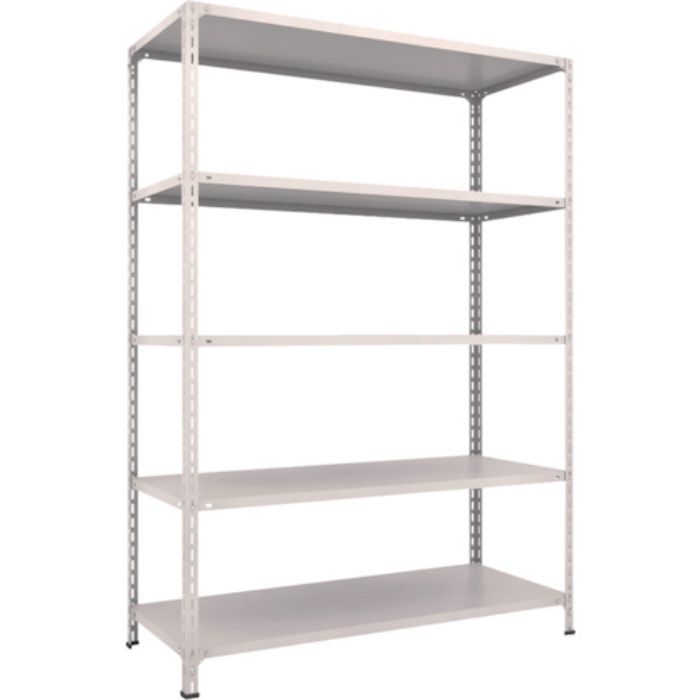 TRUSCO スチールラック 軽量棚開放型 W1500XD600XH2100 5段 ネオグレー(Tcode:5038987)