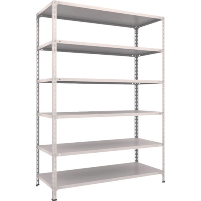 TRUSCO スチールラック 軽量棚開放型 W1500XD600XH2100 6段 ネオグレー(Tcode:5038995)