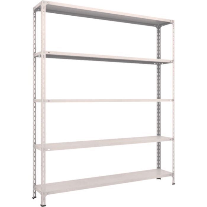 TRUSCO スチールラック 軽量棚開放型 W1800XD300XH2100 5段 ネオグレー(Tcode:5025133)