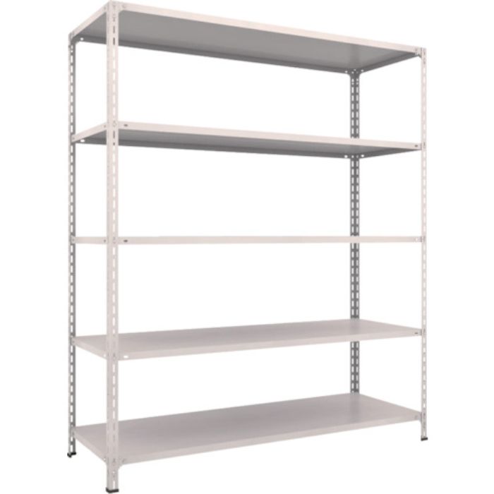 TRUSCO スチールラック 軽量棚開放型 W1800XD600XH2100 5段 ネオグレー(Tcode:5025176)