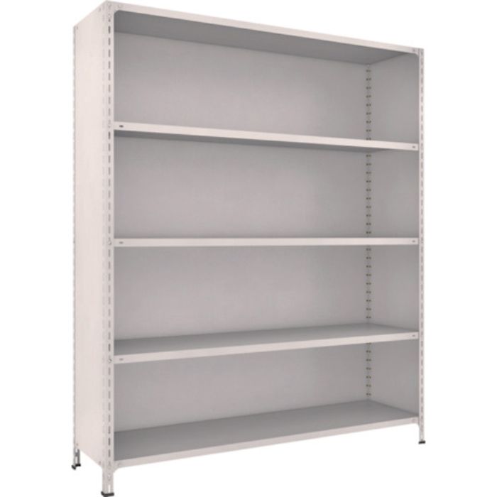 TRUSCO スチールラック 軽量棚背板・側板付 W1800XD450X2100 5段 ネオグレー(Tcode:5023343)