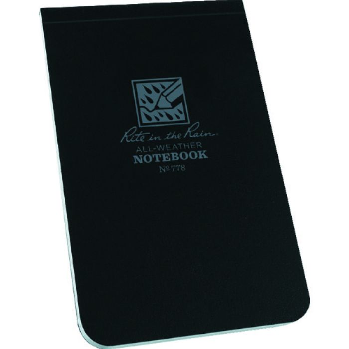 RITR 3 X 5 1/4 ソフトカバーブック 縦開きタイプ ブラック(Tcode:8353904)