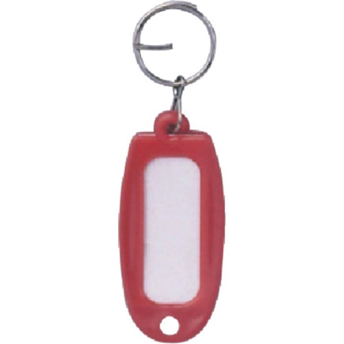 ユニット カラーネームタッグ レッド 10個1組 60×27×3(Tcode:7450621)