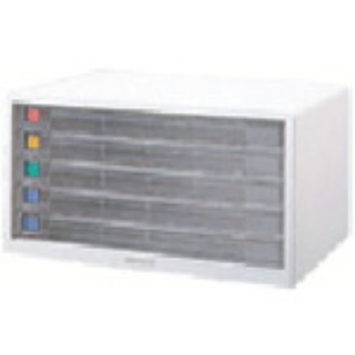 ナカバヤシ 書類ケース アバンテV2A3レタ-ケ-ス 浅5段 白(Tcode:7236204)