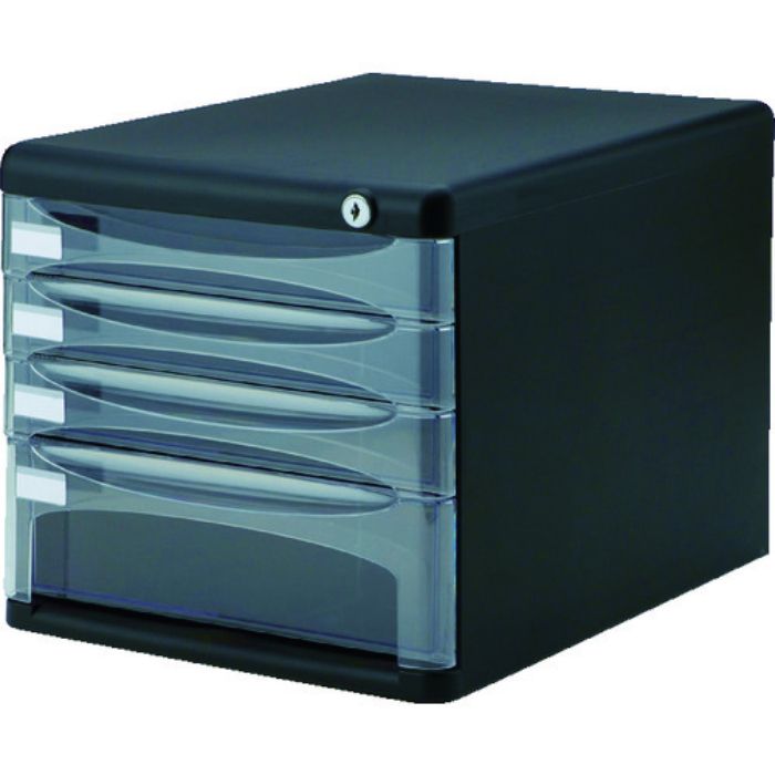 ナカバヤシ セキュリティデスクトップケース4段(Tcode:3529461)