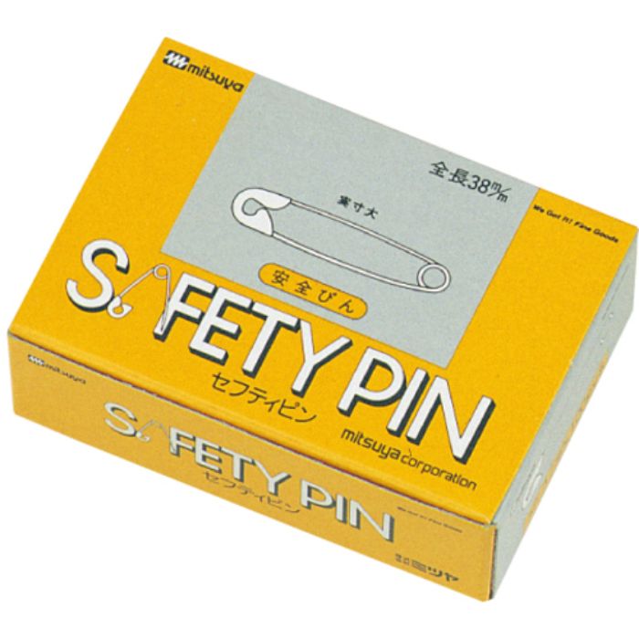 ミツヤ 安全ピンNO.3 箱入100本(Tcode:3589873)