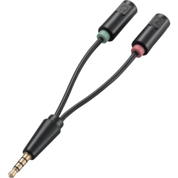 エレコム ヘッドセット用φ3.5mm変換ケーブル(Tcode:8551681)