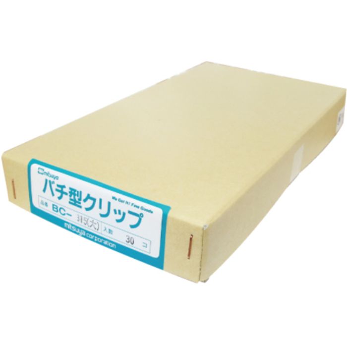 ミツヤ バチ型クリップ大 30本入 M14001(Tcode:1951889)