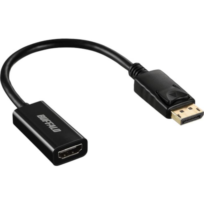 バッファロー DisplayPort-HDMI変換アダプタ ブラック(Tcode:4577818)