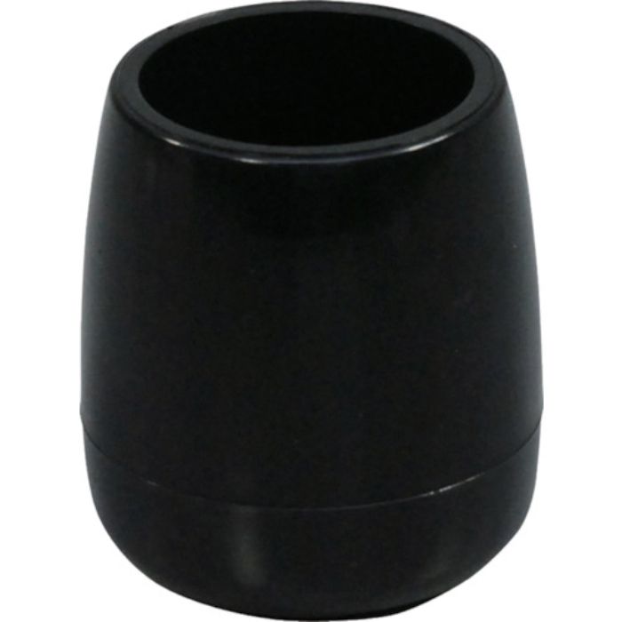 光 イス脚キャップ パイプ用 黒丸21(Tcode:3654541)