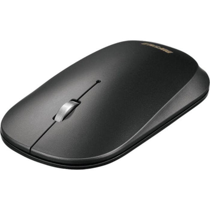 バッファロー 薄型 3ボタン Bluetooth BlueLEDマウス ノーマル ブラック(Tcode:4185856)
