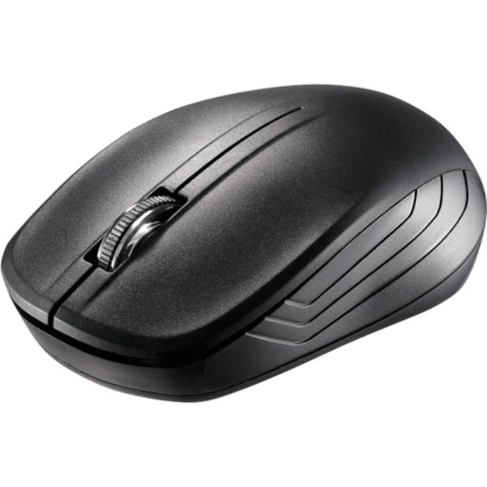 バッファロー 無線(2.4GHz)IR LEDマウス 3ボタンタイプ 簡易パッケージモデル ブラック(Tcode:4284193)