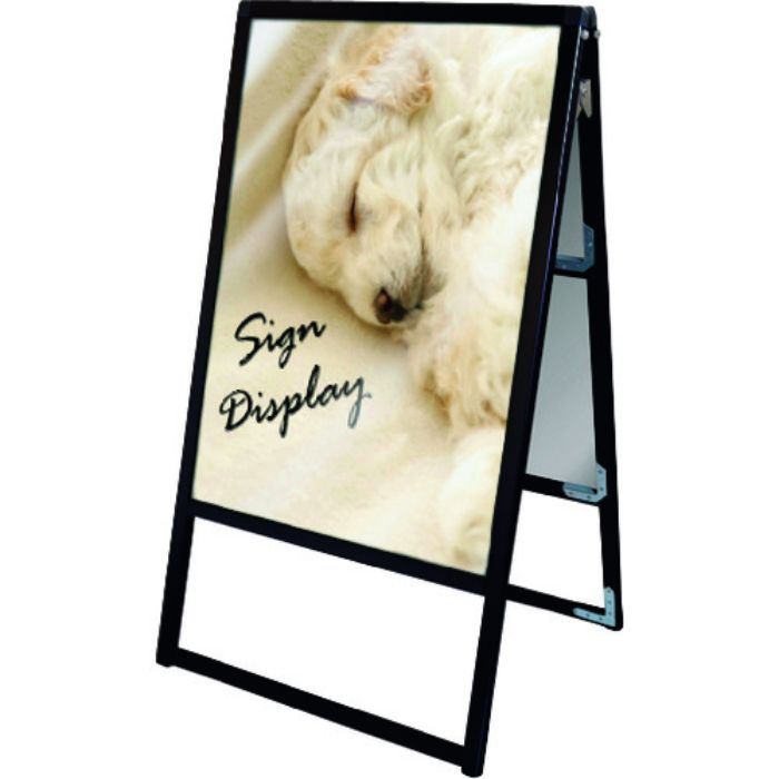 TOKISEI ブラックバリウススタンド看板 アクリルタイプ A2両面(Tcode:1440350)