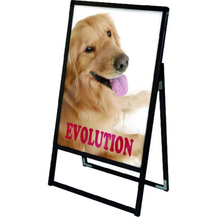 TOKISEI ブラックバリウススタンド看板 アクリルタイプ B2片面(Tcode:1440403)