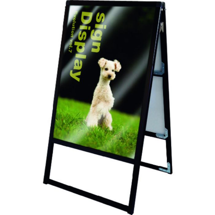 TOKISEI ブラックバリウススタンド看板 アクリルタイプ B2両面(Tcode:1440389)