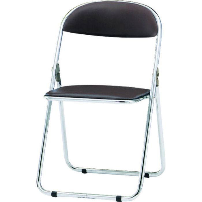 TOKIO パイプ椅子 シリンダ機能付 スチールパイプ ブラウン ブラウン(Tcode:2417928)