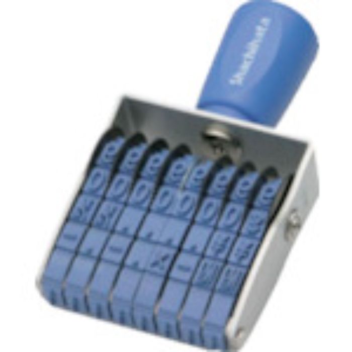 シヤチハタ 回転ゴム印欧文8連2号 ゴシック体(Tcode:3399730)