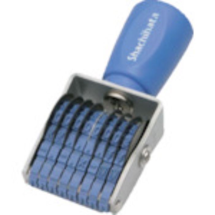 シヤチハタ 回転ゴム印欧文8連4号 ゴシック体(Tcode:3399720)