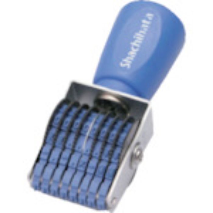 シヤチハタ 回転ゴム印欧文8連6号 ゴシック体(Tcode:3398243)